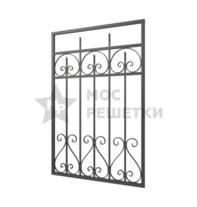 Решетка металлическая с ковкой для забора 5-50